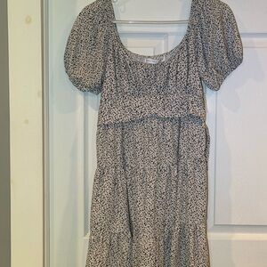 Altar'd State Black and White Polka Dot Dress